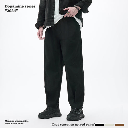 Straight Leg Cuff Pants