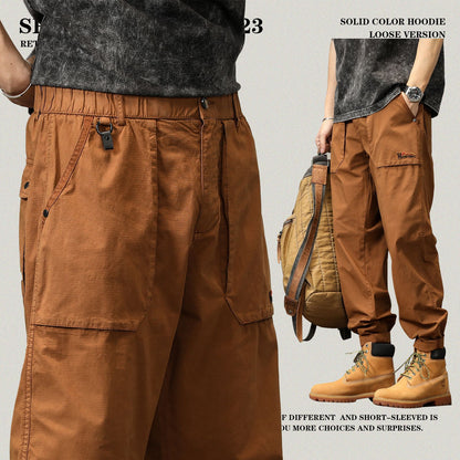 Loose Cuff Cargo Pants