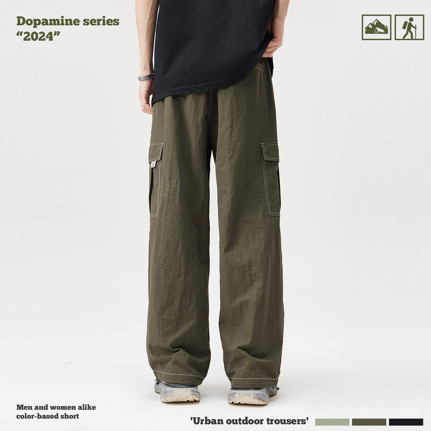 Wide Leg Cargo Pants