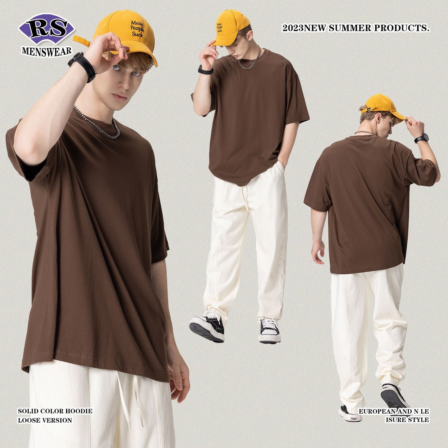 32S Double Yarn Short Sleeve Tee