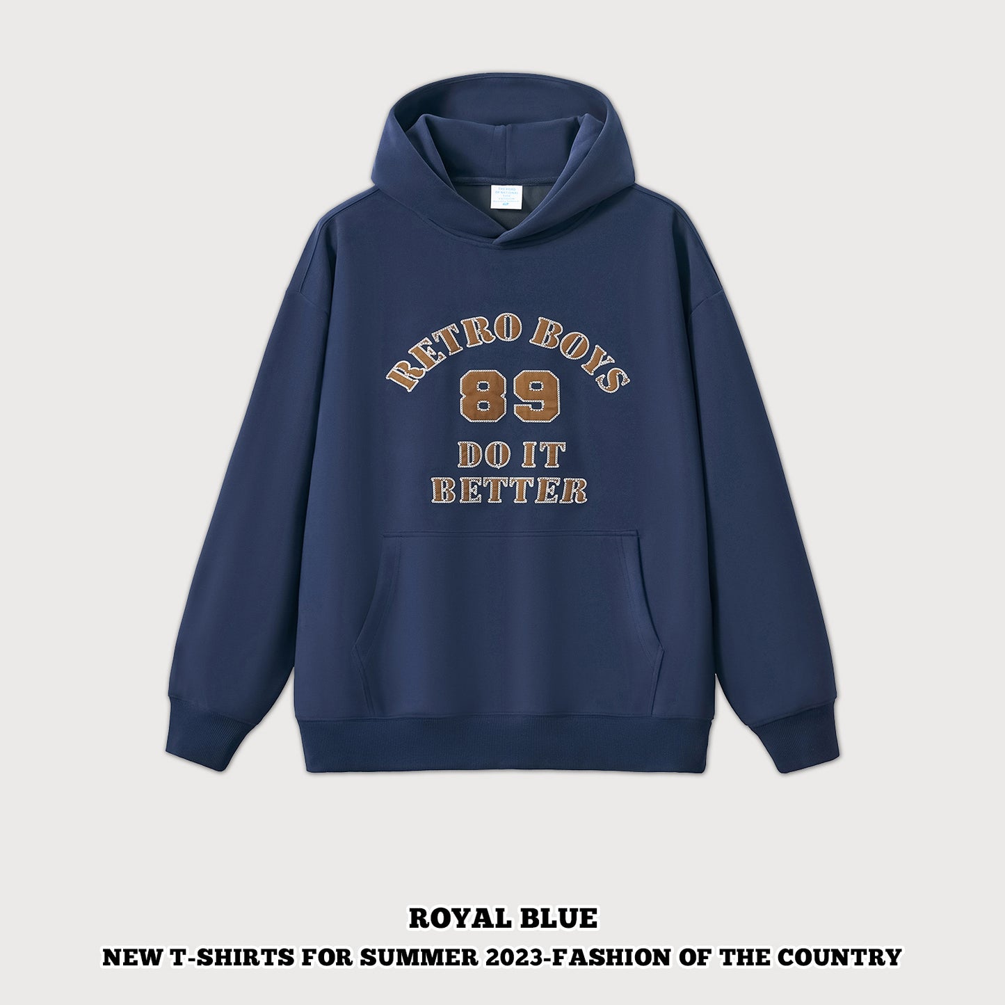 Retro Letter Hoodie