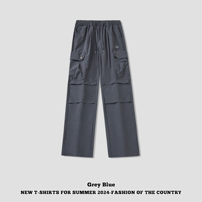 Pleated Knee Cargo Pants