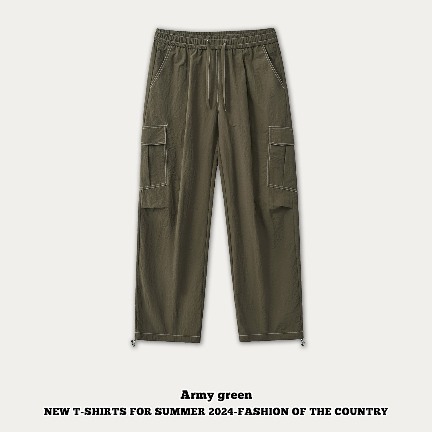 Wide Leg Cargo Pants