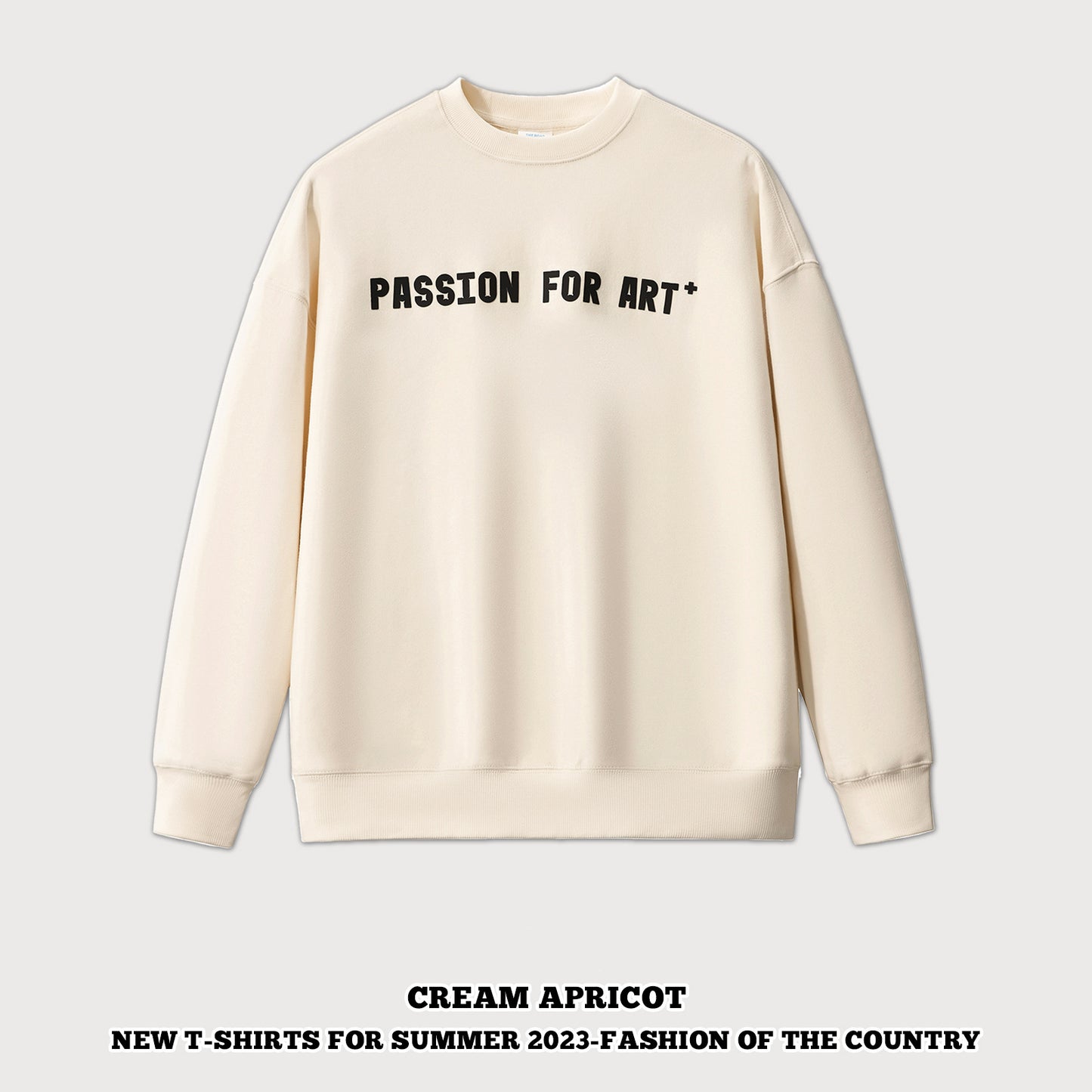 Crew Letter Printed Sweatshirt