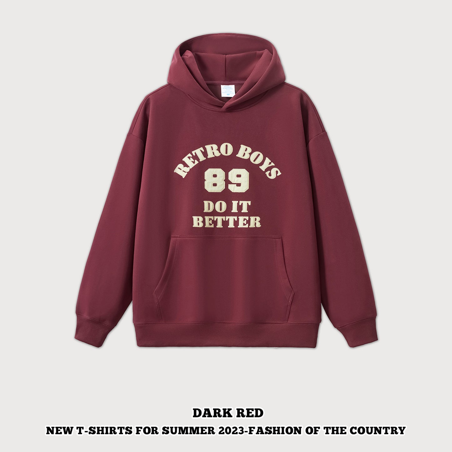 Retro Letter Hoodie