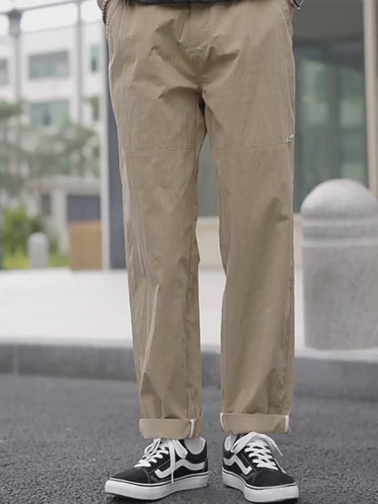 Lightweight Pleated Casual Pants